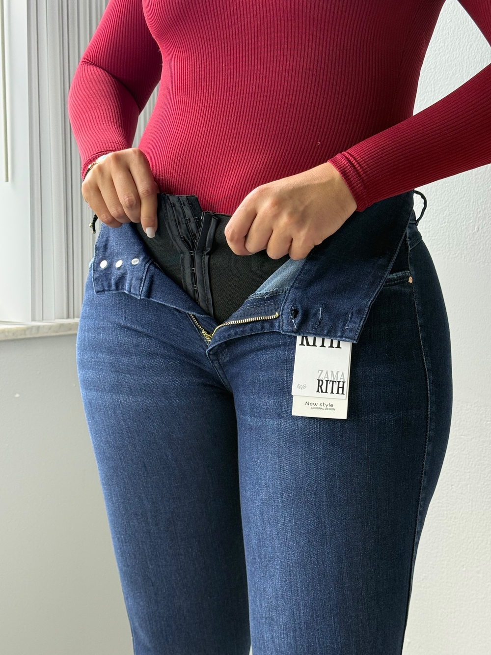 Dark Blue Women’s Skinny Jeans, Jeans Colombianos
